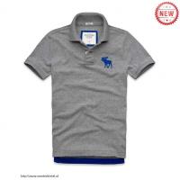 heren abercrombie and fitch korte polo t-shirt lichtgrijs blauw moose logo Shop Utrecht 9ncu4839